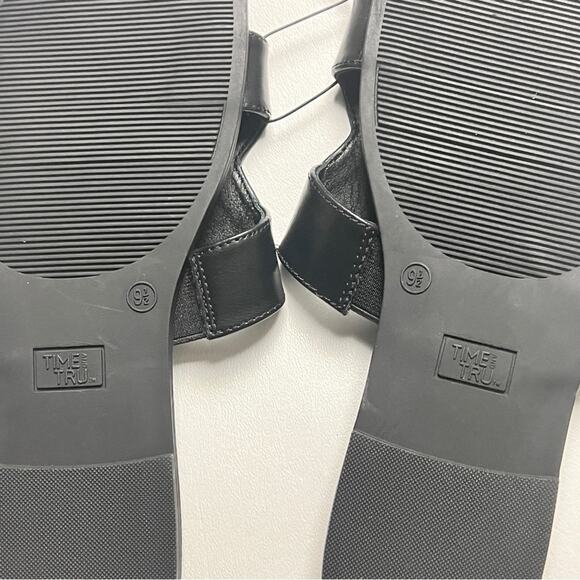 Time and Tru Women's Slip On Low Heel Sandals NWT Sz 9.5 - Picture 6 of 9